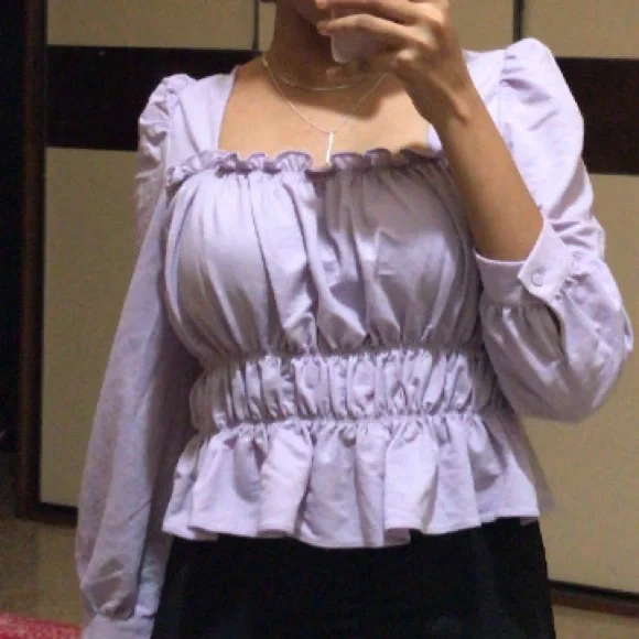 Mango smocked top - Picture 2 of 3